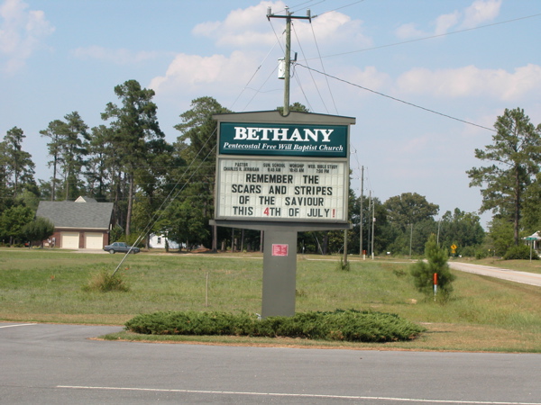 Bethany Pentecostal Free Will Baptist Church Cemetery