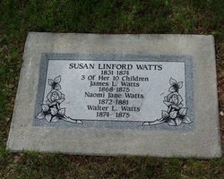 Susan <I>Linford</I> Watts 