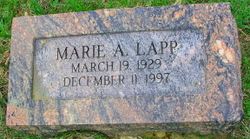 Marie A Lapp 