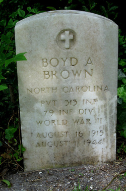 PVT Boyd Arnold Brown 