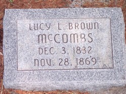 Lucy Lucetta <I>Brown</I> McCombs 
