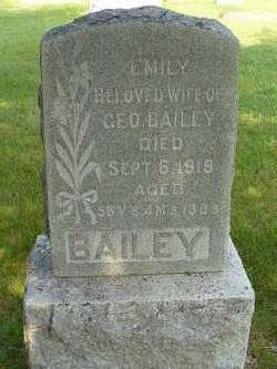 Emily <I>Upstill</I> Bailey 