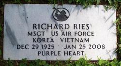 Sgt Richard Earl Ries 