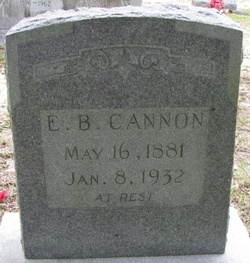 Ernest Ethelbert “E. B.” Cannon 