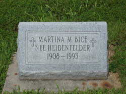 Martina M “Marty” <I>Heidenfelder</I> Bice 