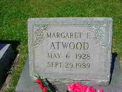 Margaret E <I>Brown</I> Atwood 