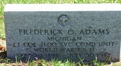 LTC Frederick Ogilvie Adams 