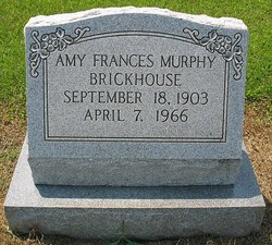 Amy Frances <I>Murphy</I> Brickhouse 