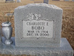 Charlotte E Bobo 