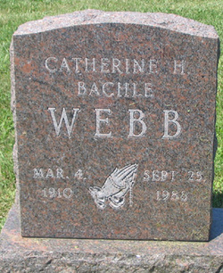 Catherine H. <I>Beckley</I> Webb 