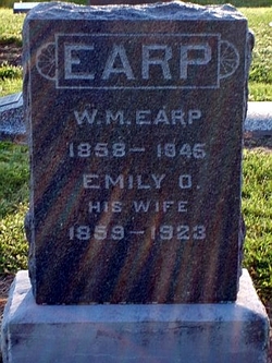 Emma Ophelia “Emily” <I>Hudson</I> Earp 