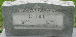 Caroline M “Lena” <I>Schultz</I> Cure 