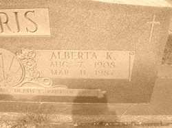 Alberta <I>Kight</I> Morris 