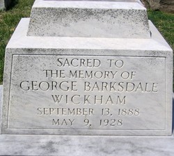 George Barksdale Wickham 