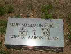 Mary Ann Magdalin Silva <I>Knight</I> Helms 