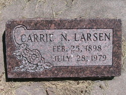 Carrie Ovida <I>Nielsen</I> Larsen 