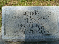 Cora Dice <I>Green</I> Clark 
