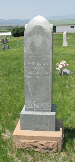 Ann Eliza “Lida” <I>Hancock</I> Hatch 