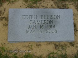 Edith Josephine <I>Ellison</I> Cameron 