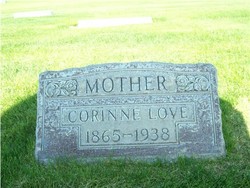 Corinne Ellen “Cora” <I>Orcutt</I> Love 
