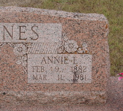 Annie Elizabeth <I>Mitchell</I> Jones 