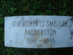 Ida <I>Roberts</I> Balderston 