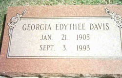 Georgia Edythee Davis 