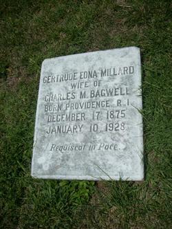 Gertrude Edna <I>Millard</I> Bagwell 