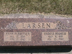 Anna <I>Albretsen</I> Larsen 