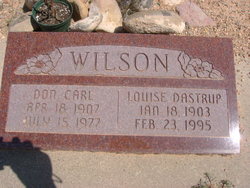 Louise <I>Dastrup</I> Wilson 