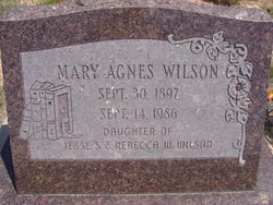 Mary Agnes Wilson 
