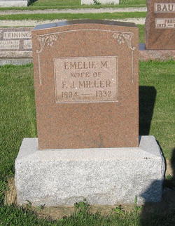 Emelie M <I>Bollenbacher</I> Miller 