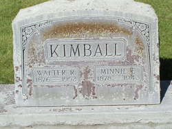 Minnie E <I>Hunt</I> Kimball 