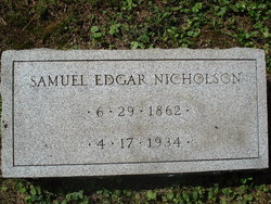 Samuel Edgar Nicholson 