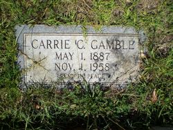 Carrie Caroline <I>Reaves</I> Gamble 