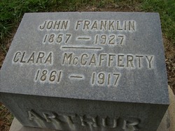 Clara Emma <I>McCafferty</I> Arthur 