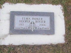 Elma Katherine <I>Davis Parker Hooper</I> Bovier 