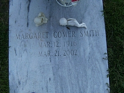 Margaret Elizabeth <I>Comer</I> Smith 