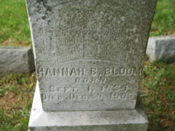 Hannah B <I>Bauman</I> Bloom 