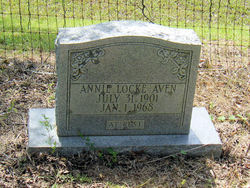 Annie T. <I>Locke</I> Aven 