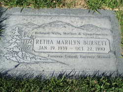 Retha Marilyn <I>Reed</I> Burnett 