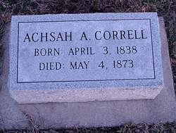 Achsah Ann <I>Hill</I> Correll 