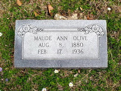 Maude Ann <I>Meeks</I> Olive 