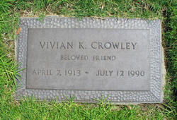 Vivian E <I>King</I> Crowley 