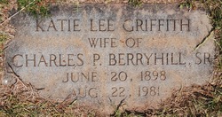 Katie Lee <I>Griffith</I> Berryhill 
