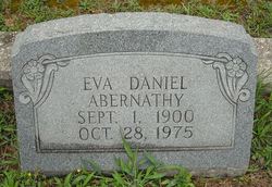 Eva Eugenia <I>Daniel</I> Abernathy 