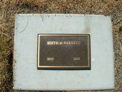 Edith Marie <I>Johnson</I> Barnett 