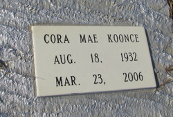 Cora Mae <I>Lawhorn</I> Koonce 
