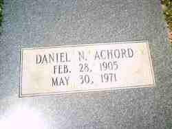 Daniel N Achord 