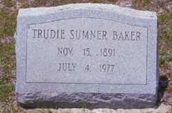 Trudie <I>Sumner</I> Baker 